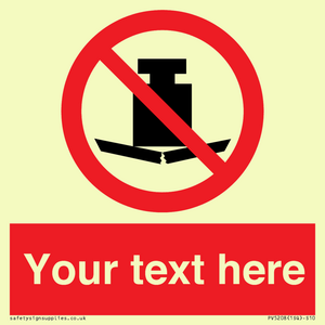 Custom No Heavy Loads Sign